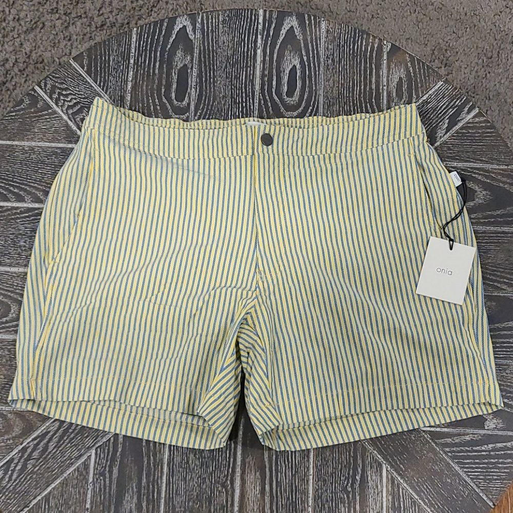 NWT Large Onia Calder Swim Trunks with 5" Inseam